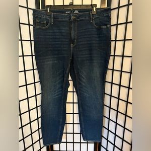Old Navy sz22 high-rise rockstar super skinny with secret slim pockets